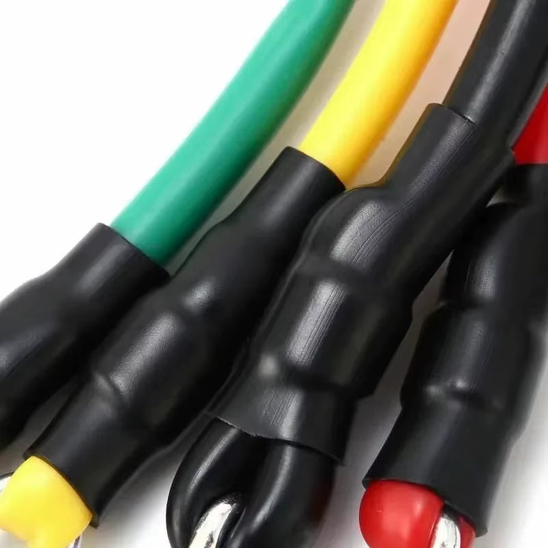 11Pcs/Set Pull Rope, Resistance Bands, Portable Fitness Equipment, Ankle Strap, Chest Expander, Elastic Exercise Band