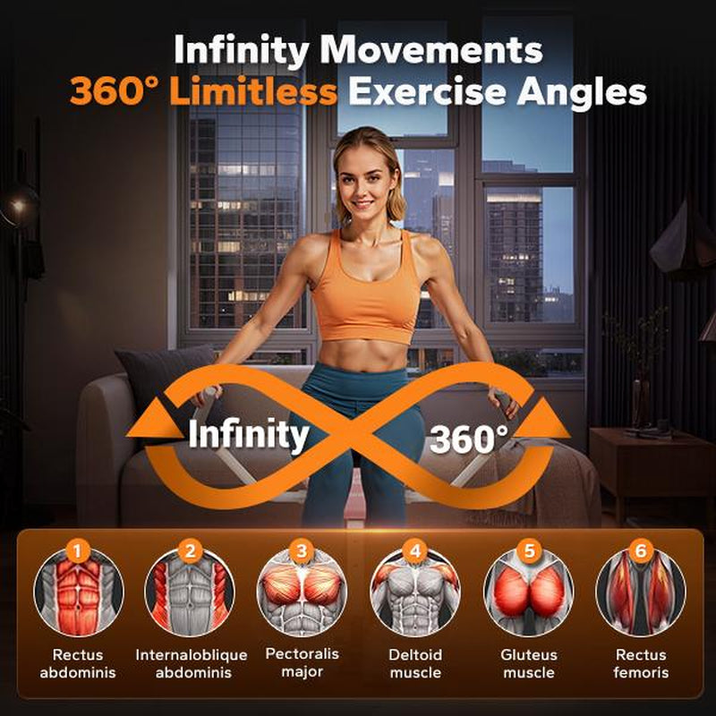 MERACH Seated Ab Crunch Trainer, Foldable Core Exercise Equipment for Home Gyms, Comfortable Multi-Functional Waist Twist Exercise Trainer